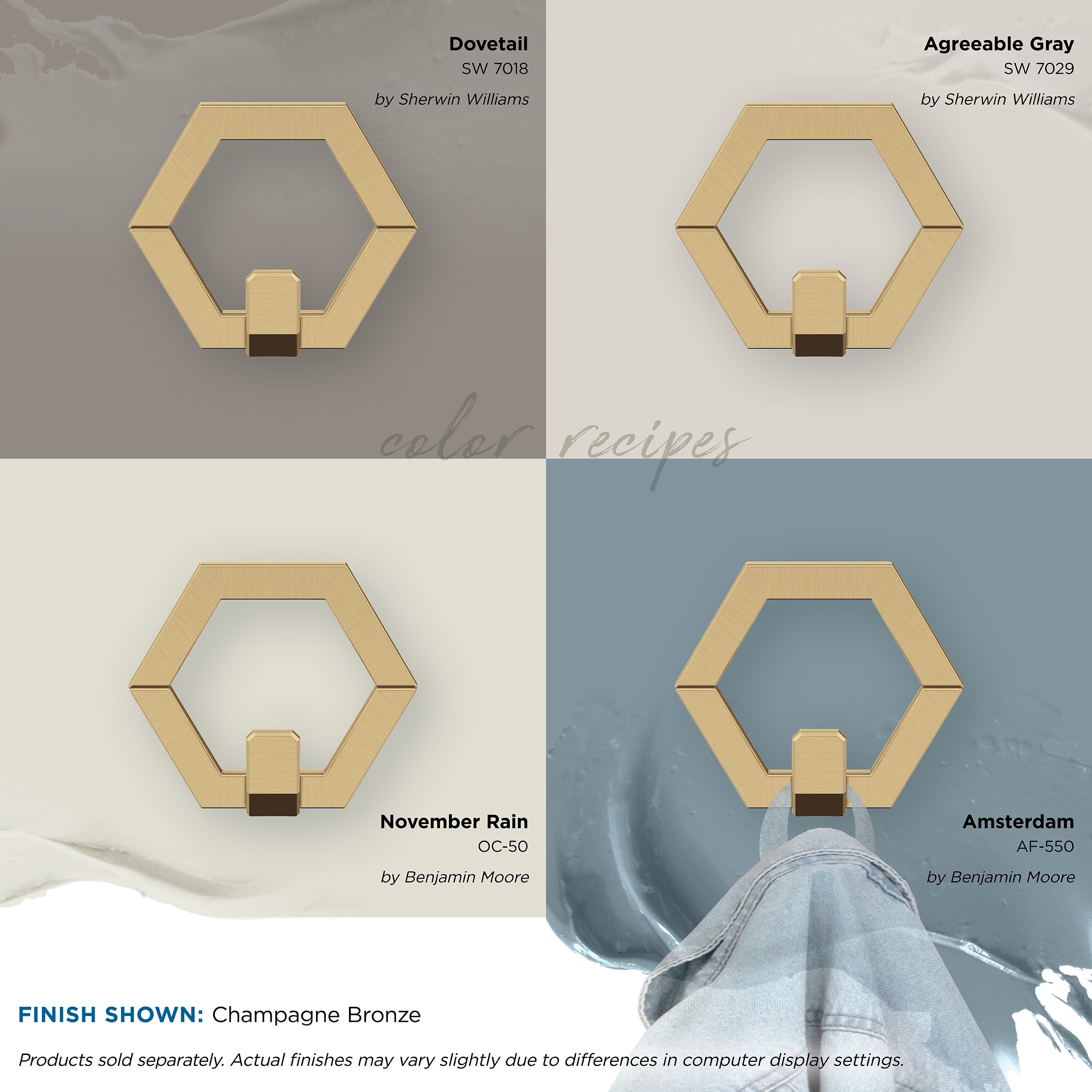Amerock HBX37015CZ Decorative-Wall-Hooks - View #7