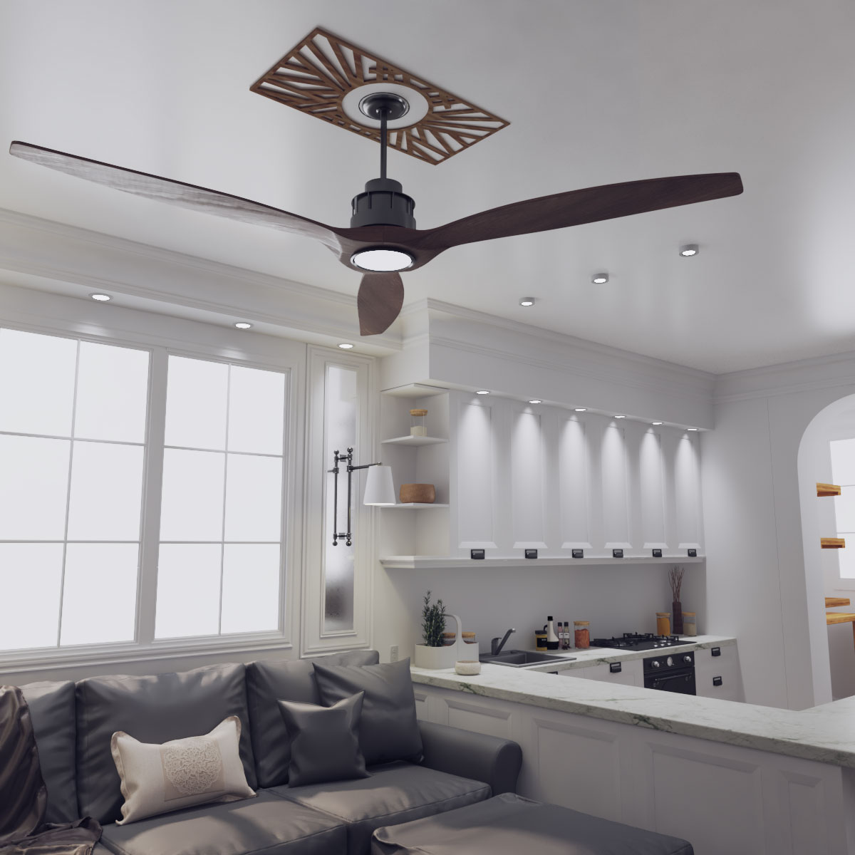 Ekena Millwork CM19SPPAS Ceiling-Medallions - View #7