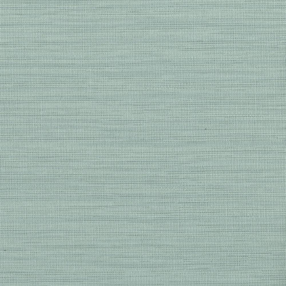 Warner Textures 2807-6070 Warner Grasscloth Resource 60.8-sq ft Aqua Vinyl Textured Novelty 3D Unpasted Wallpaper