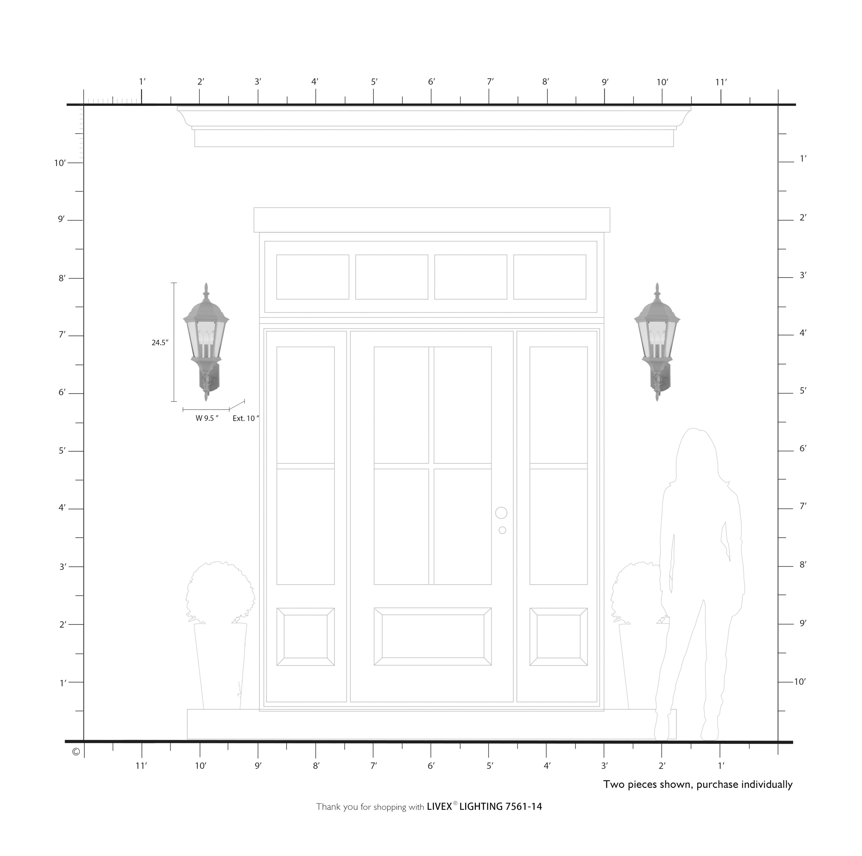 Livex Lighting 7561-14 Outdoor-Wall-Lighting - View #12