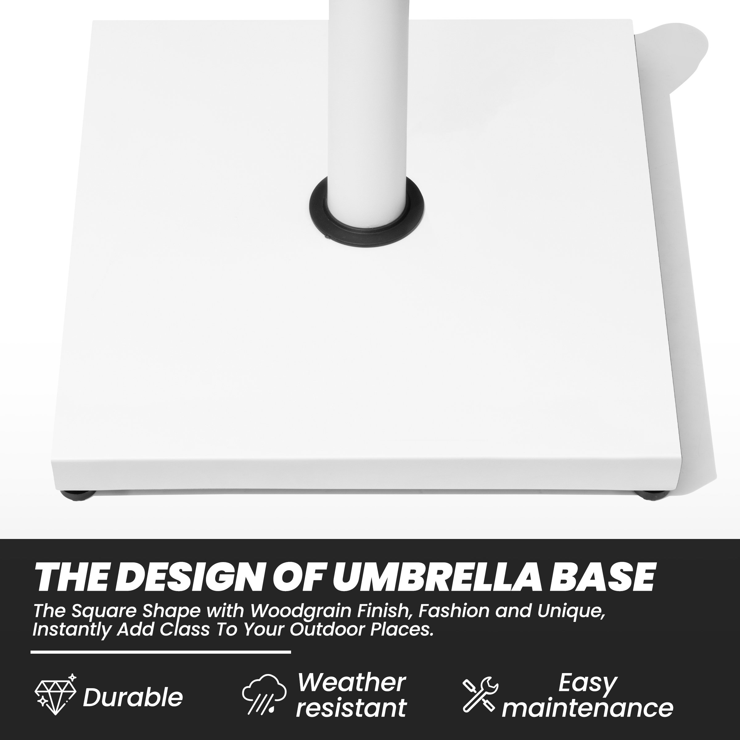 Crestlive Products CL-UB016WHT Umbrella-Bases - View #4