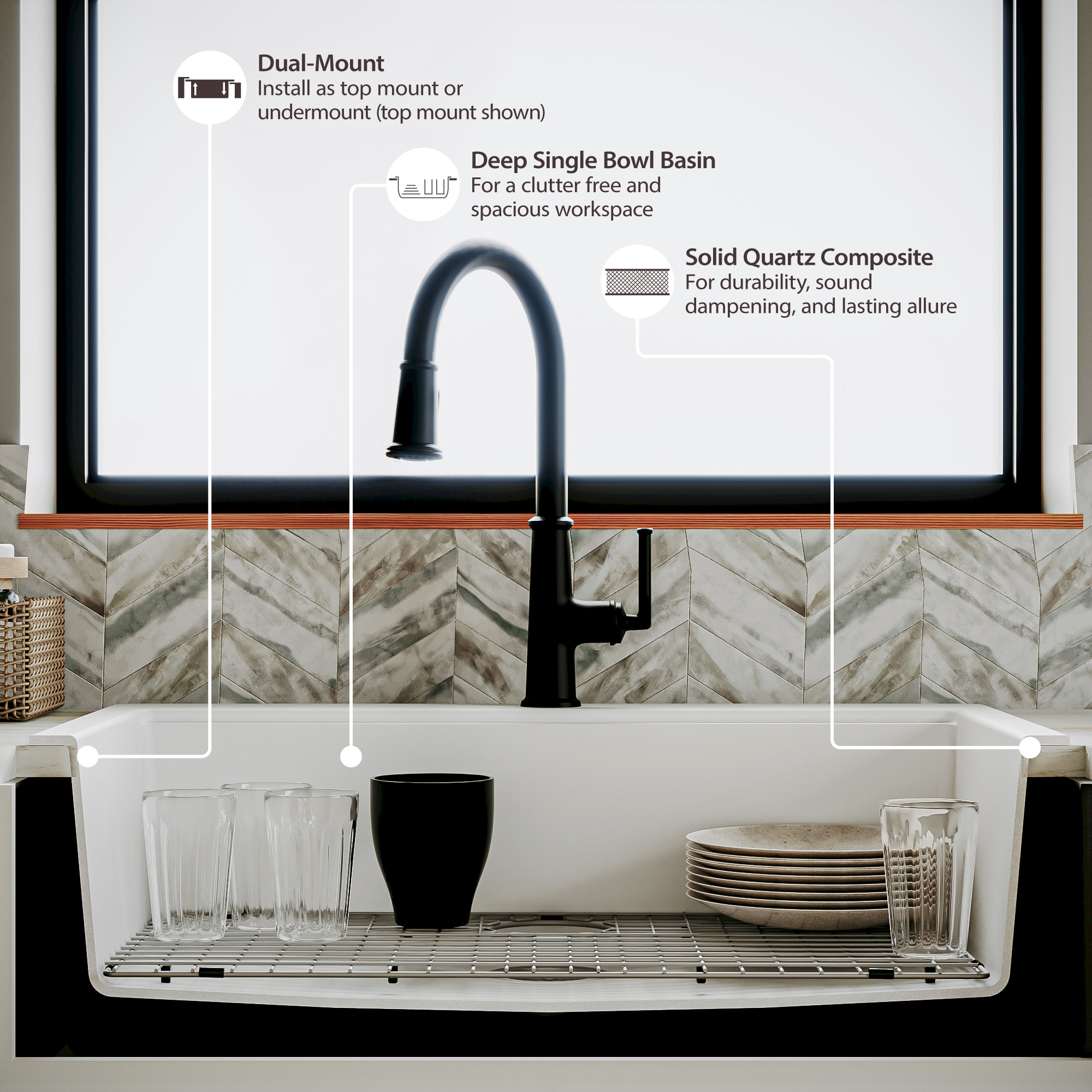 allen + roth GT1075WHT Kitchen-Sinks - View #6