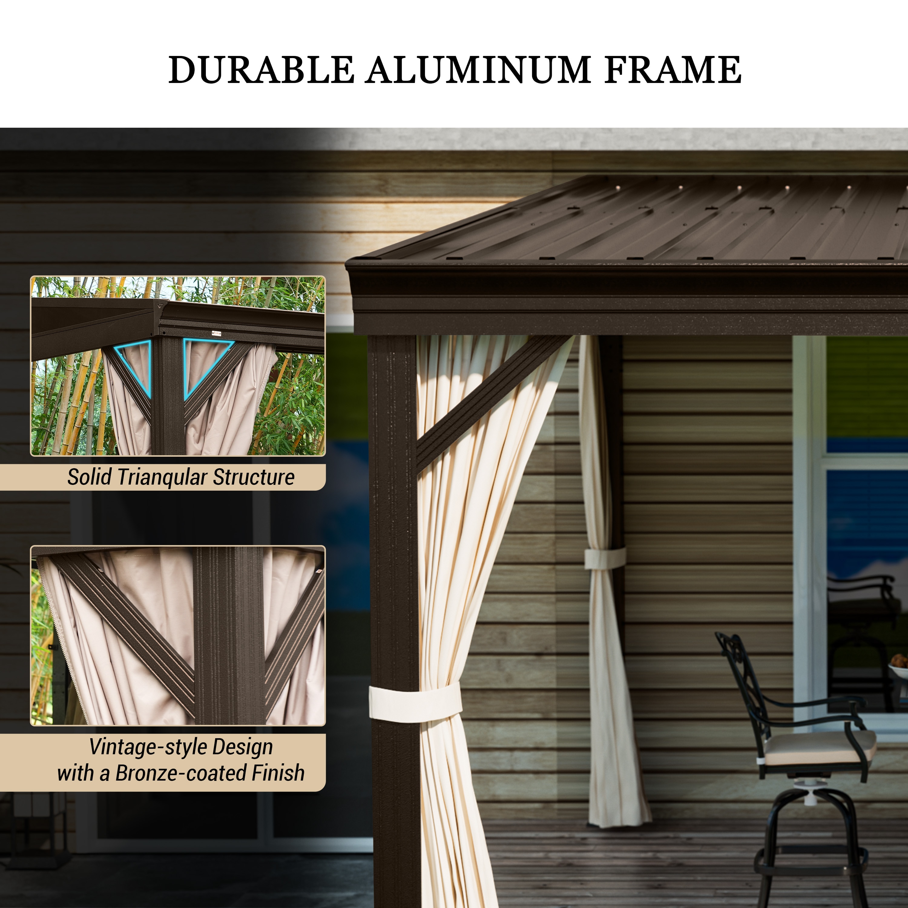 Mondawe OD0605LYKQ1012B Wood-Resin-Gazebos - View #7