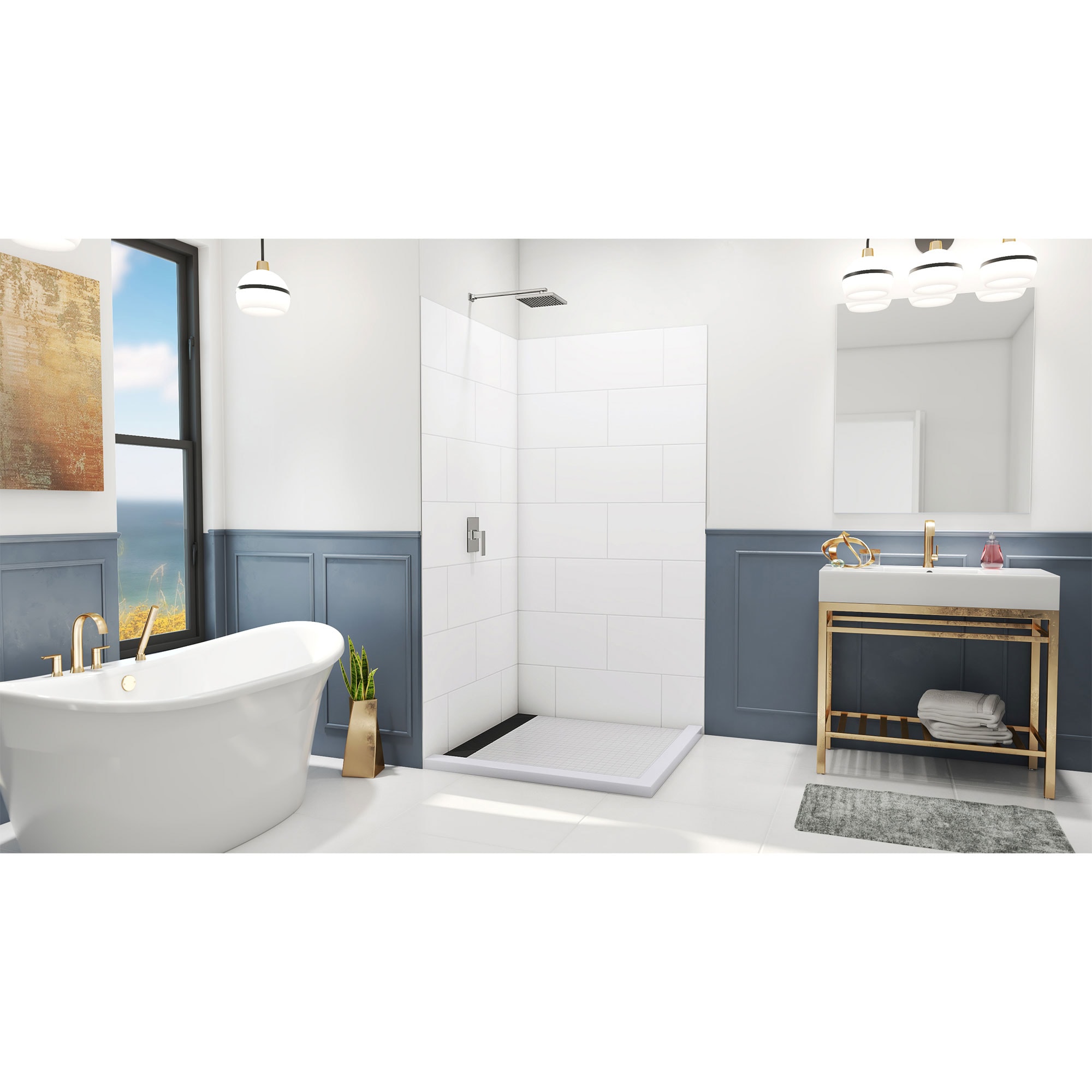 DreamLine WKDS424284XTS00 Shower-Wall-Surrounds - View #8