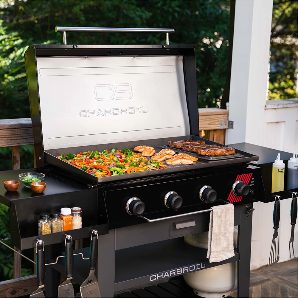 Char Broil 36 in Performance Griddle 4 Burner Liquid Propane Flat