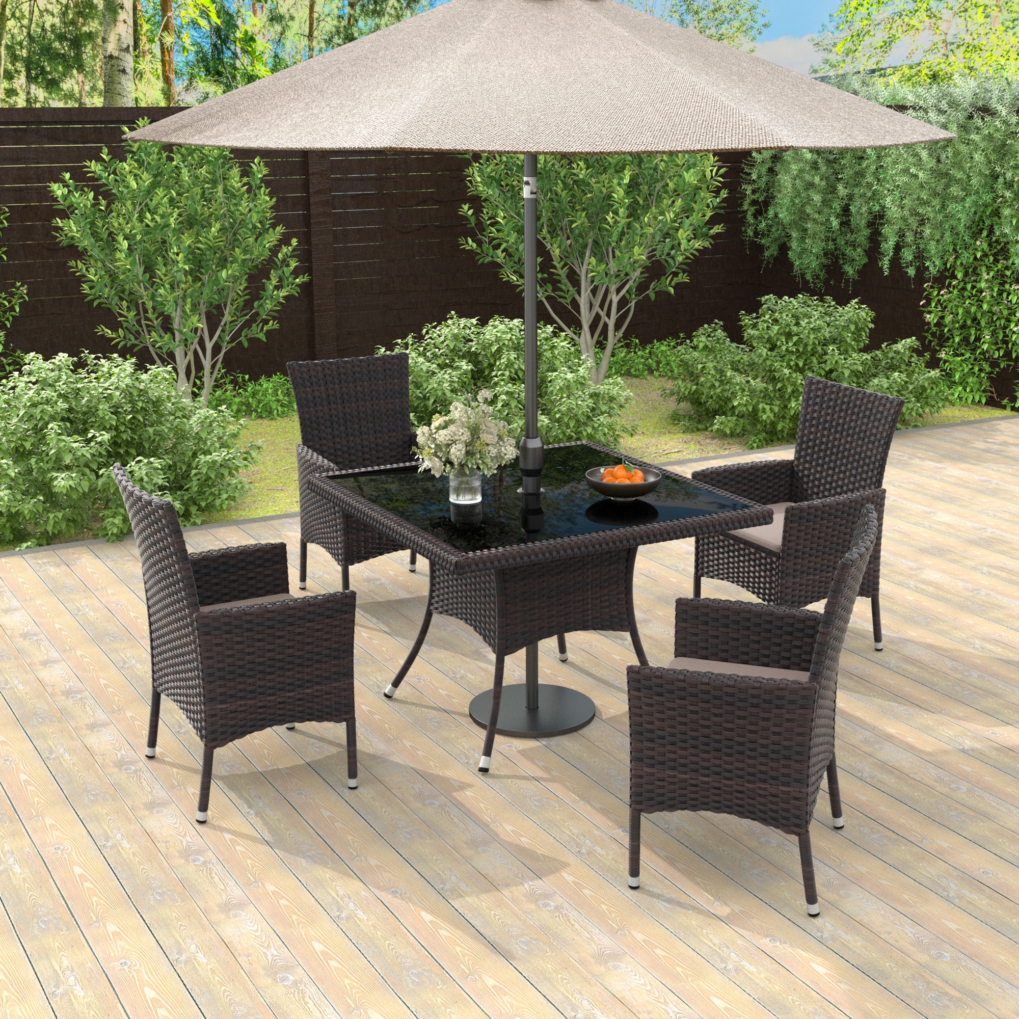 ALAULM LS-DT5-SAND Patio-Dining-Sets - View #8