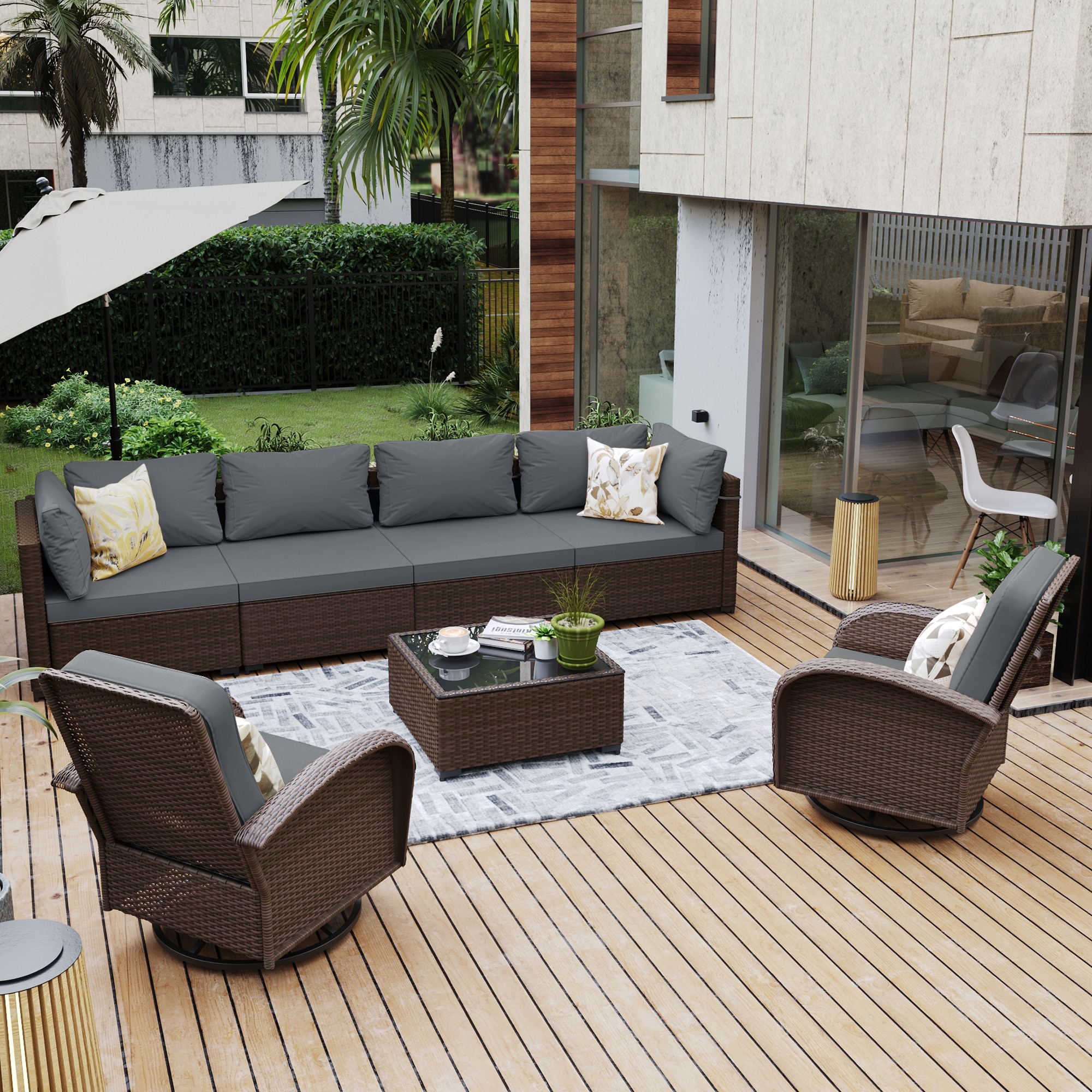 UPHA PL-CZY11-Z3 Patio-Conversation-Sets - View #3