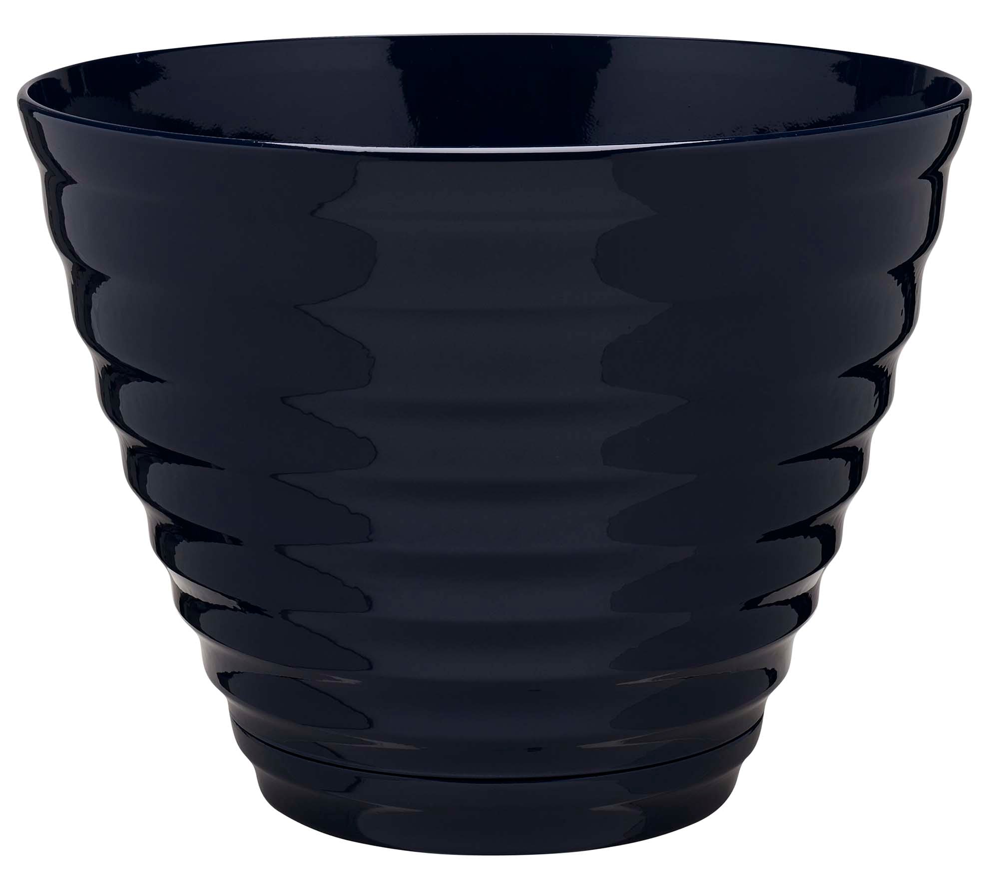 Southern Patio HDR-064770 15.9-in W Medium Blue Resin Contemporary/Modern Indoor/Outdoor Planter with Drainage Holes