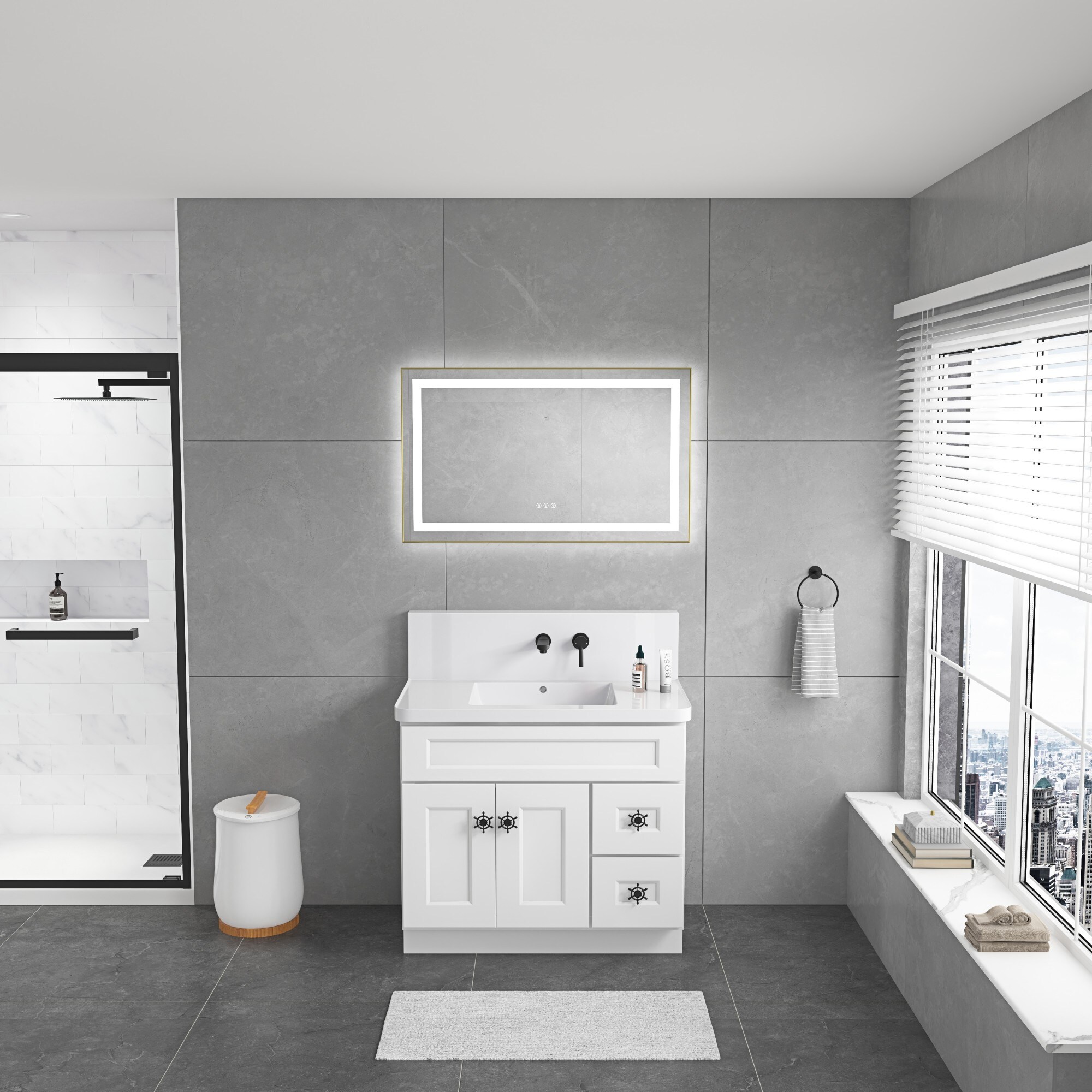 ToolCat BZ-2-115-JYG Framed-Bath-Mirrors - View #6