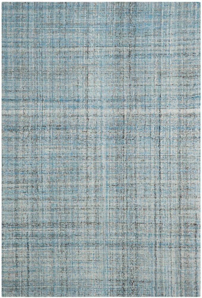 Safavieh ABT141A-6 Abstract Andre 6 x 9 (ft) Tufted Synthetic Blue/Multi Rectangular Indoor Abstract Farmhouse/Cottage Area rug