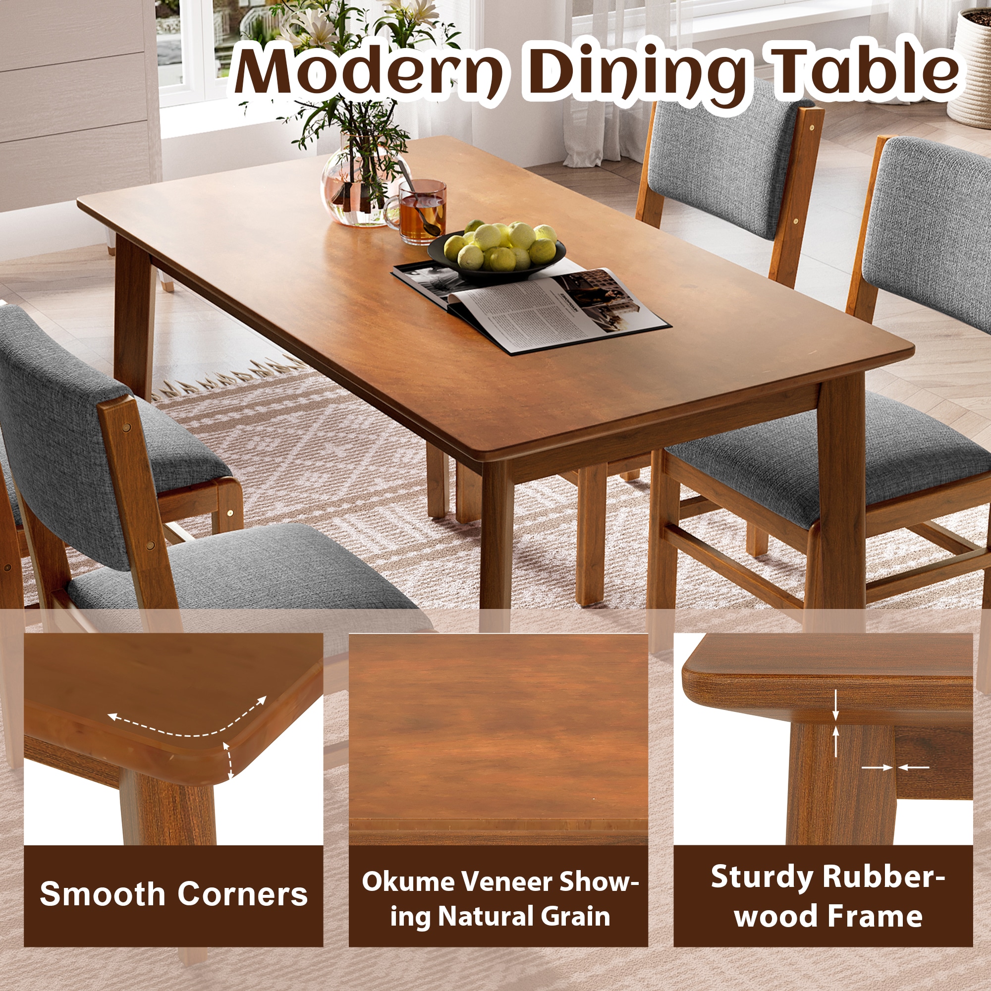 Homy Casa N752AOQ DSET Dining-Sets - View #9