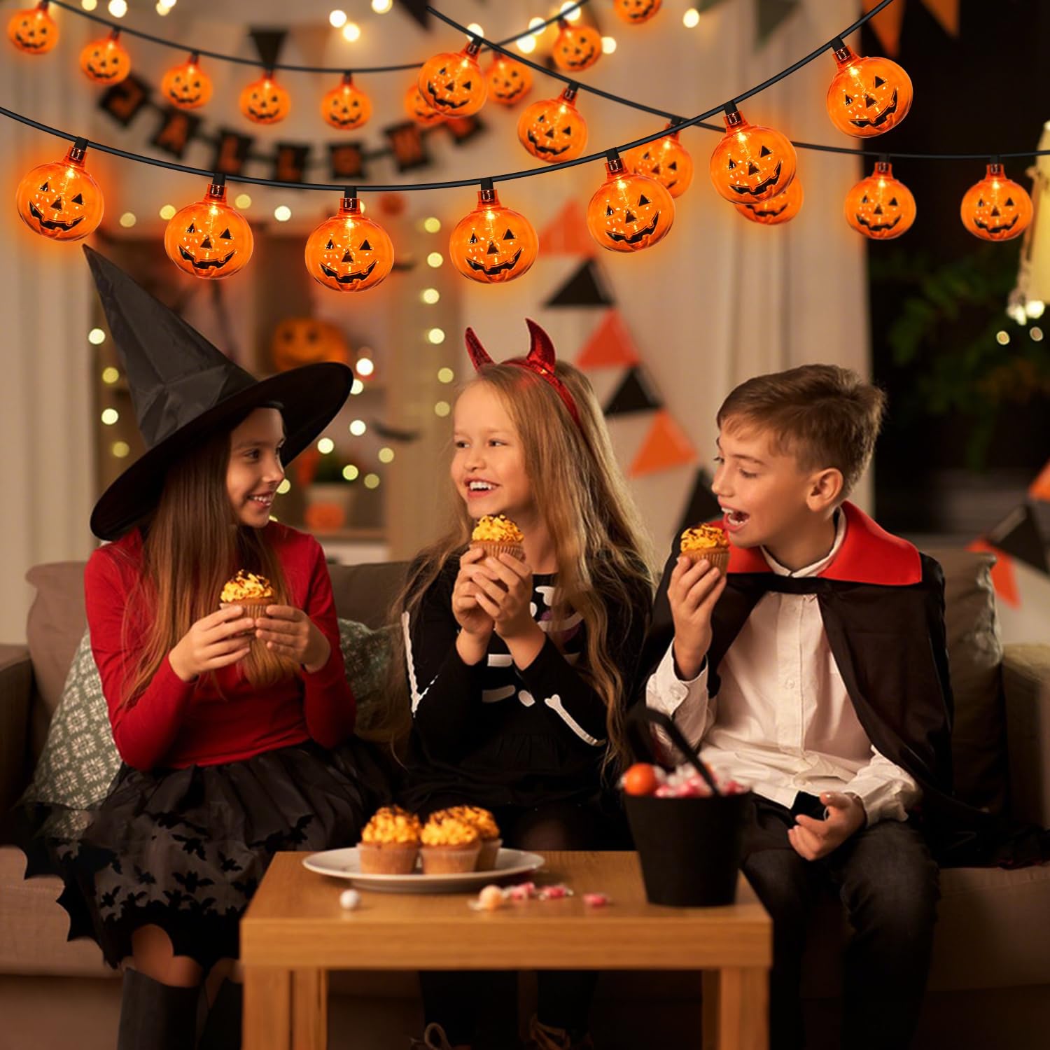 IJBUHV 678887725899 Halloween-String-Lights - View #2