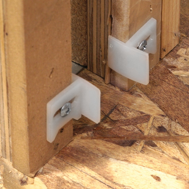 Prime-Line 2-Pack 1.125-in Plastic Pocket Door Bottom Guide Prime-Line 2-Pack 1.125-in Plastic Pocket Door Bottom Guide