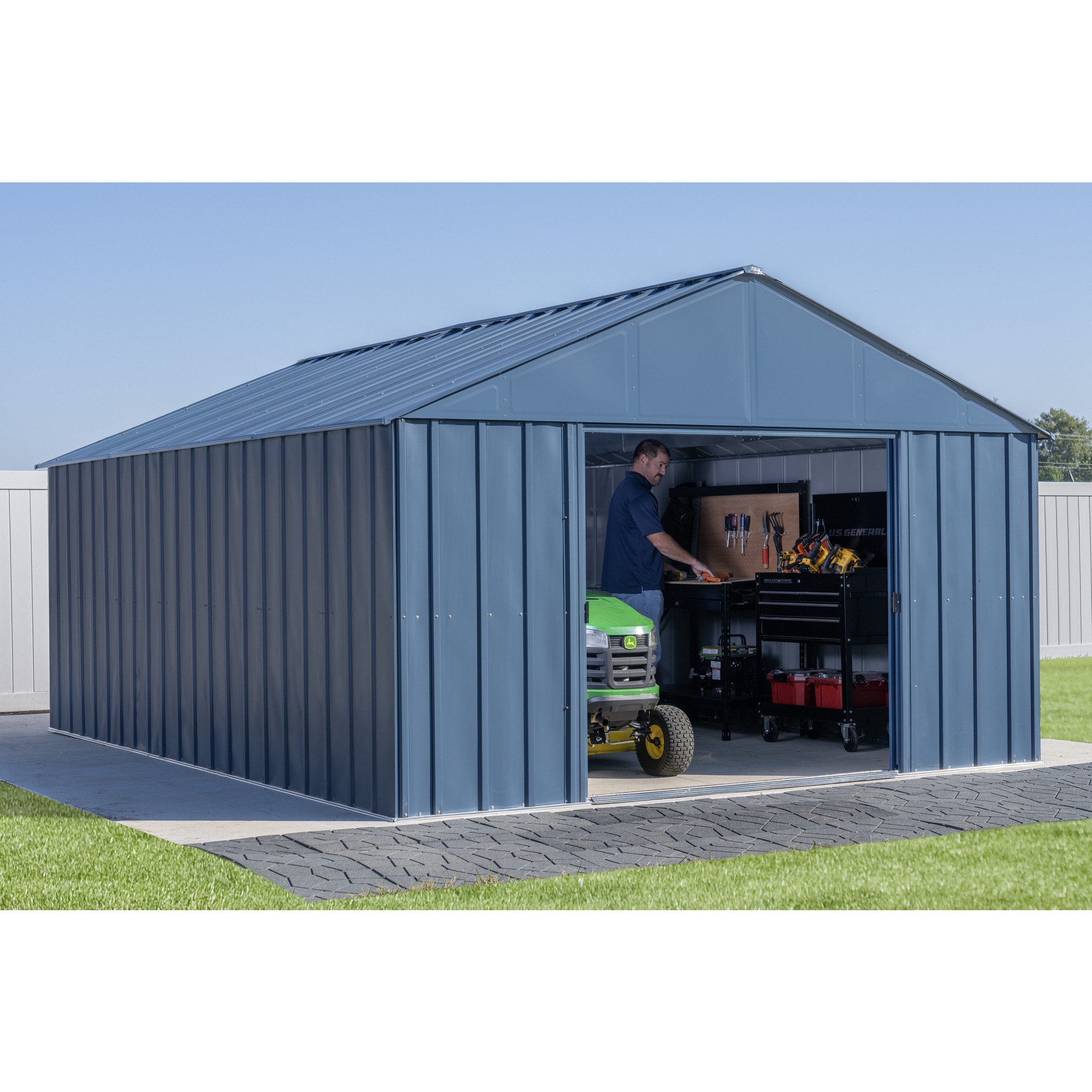 Arrow CLG1217BG Metal-Storage-Buildings-Sheds - View #10