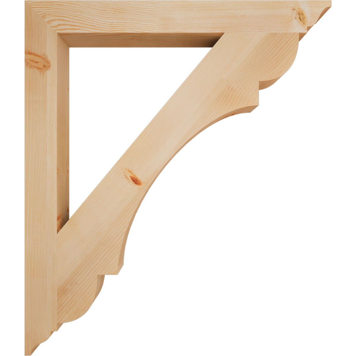 Ekena Millwork BKT04X38X44OLY01SDF Exterior-Brackets-Braces - View #3