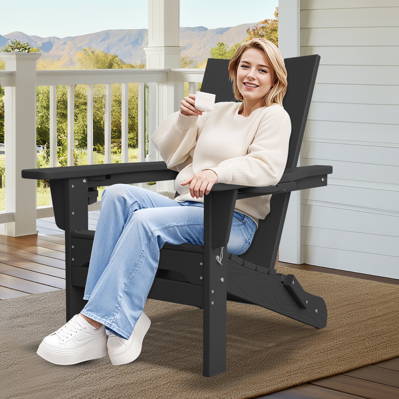 JEAREY YDQWY-GD-BK Patio-Chairs - View #8
