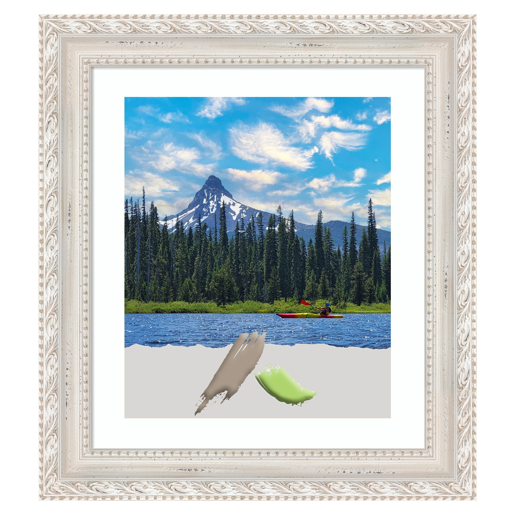 Opera Off-White 16"x20" Wood Picture Frame