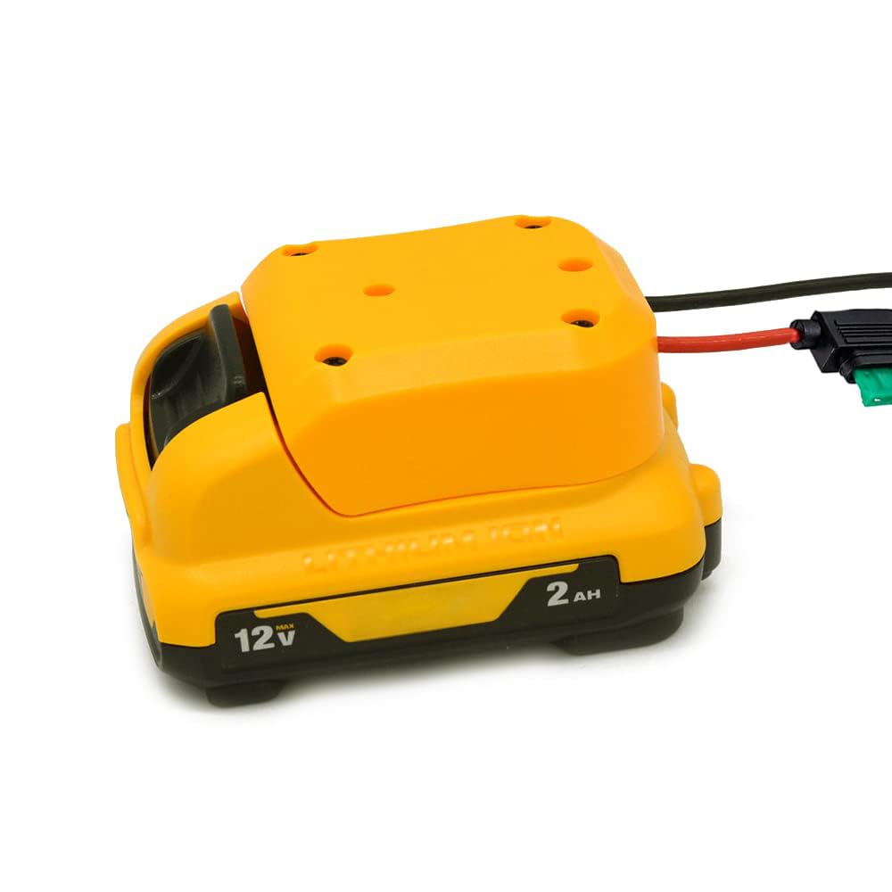 AKSCYZM  Adapter for DWALT 12v Max power cell with 30A Fuse Power Connector Power Tool power cell Converters for DIY Electronic Projects Such as