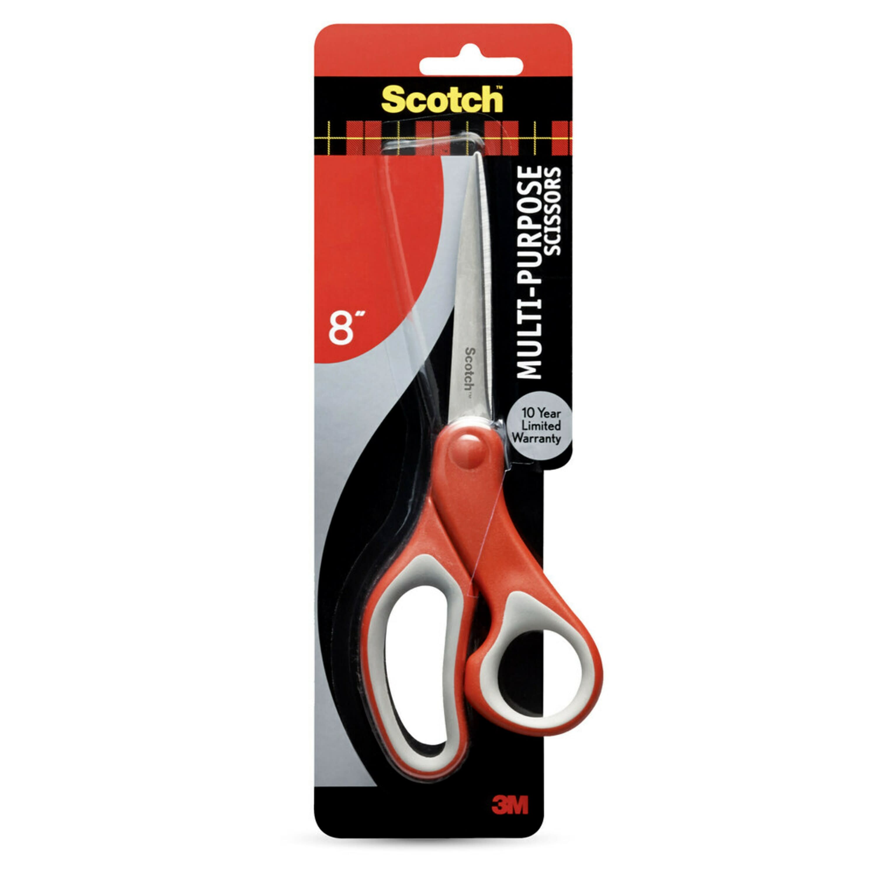 Scotch 3.5-Inches Stainless steel Soft touch overmold Scissors #1428