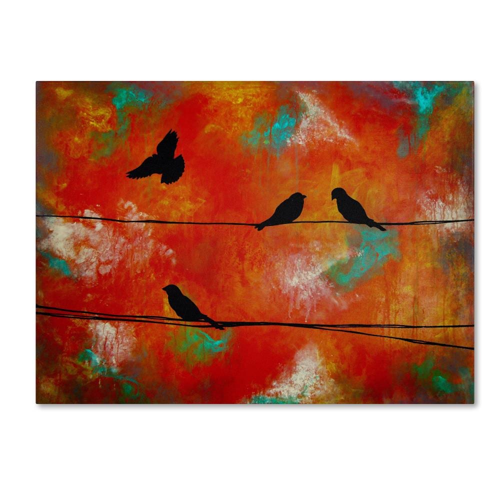 Trademark Fine Art ND061-C3547GG Framed 35-Inches H x 47-Inches W Animals Canvas Print