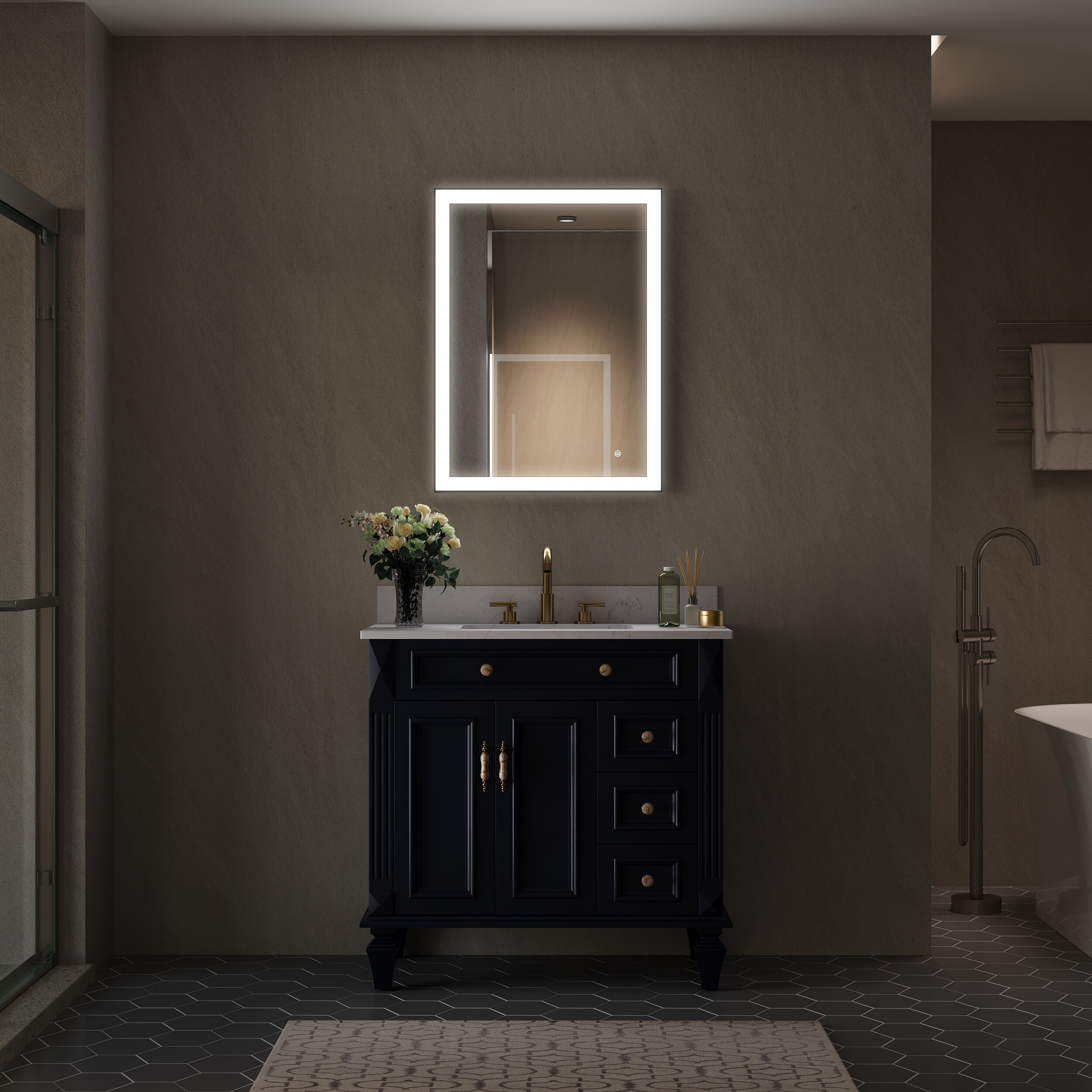 Forclover MEAM-5F2432MB Framed-Bath-Mirrors - View #15