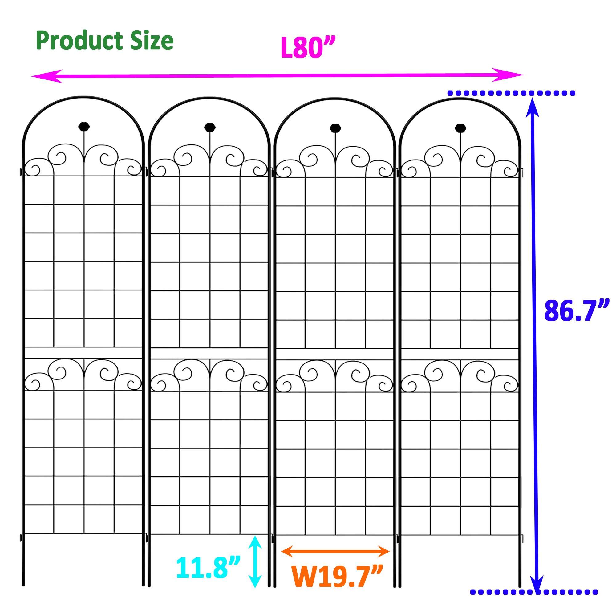Damerin ZLY-11F Garden-Trellis - View #3