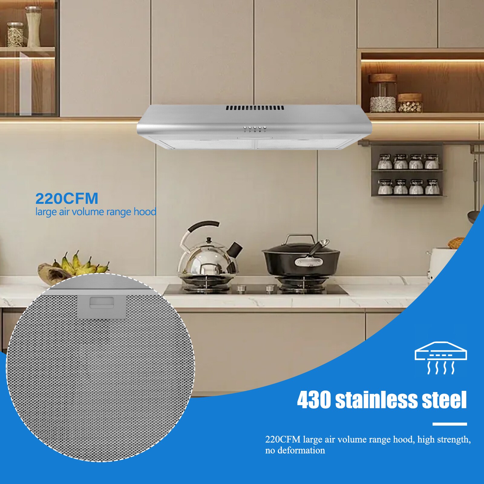 Maocao Hoom JL-CT-30220SY Undercabinet-Range-Hoods - View #9