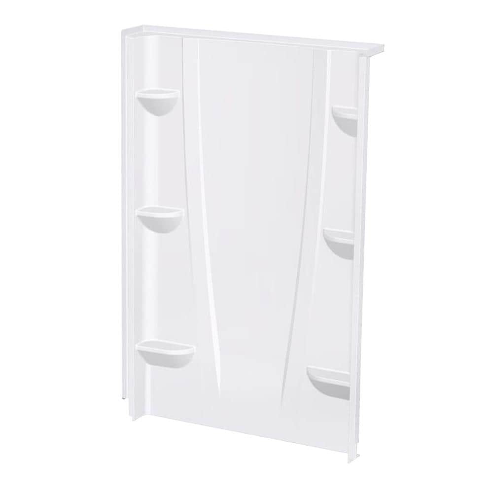 A2 High Gloss White Shower Panel Kit | - Swanstone 4874CBW-AW-P-SL