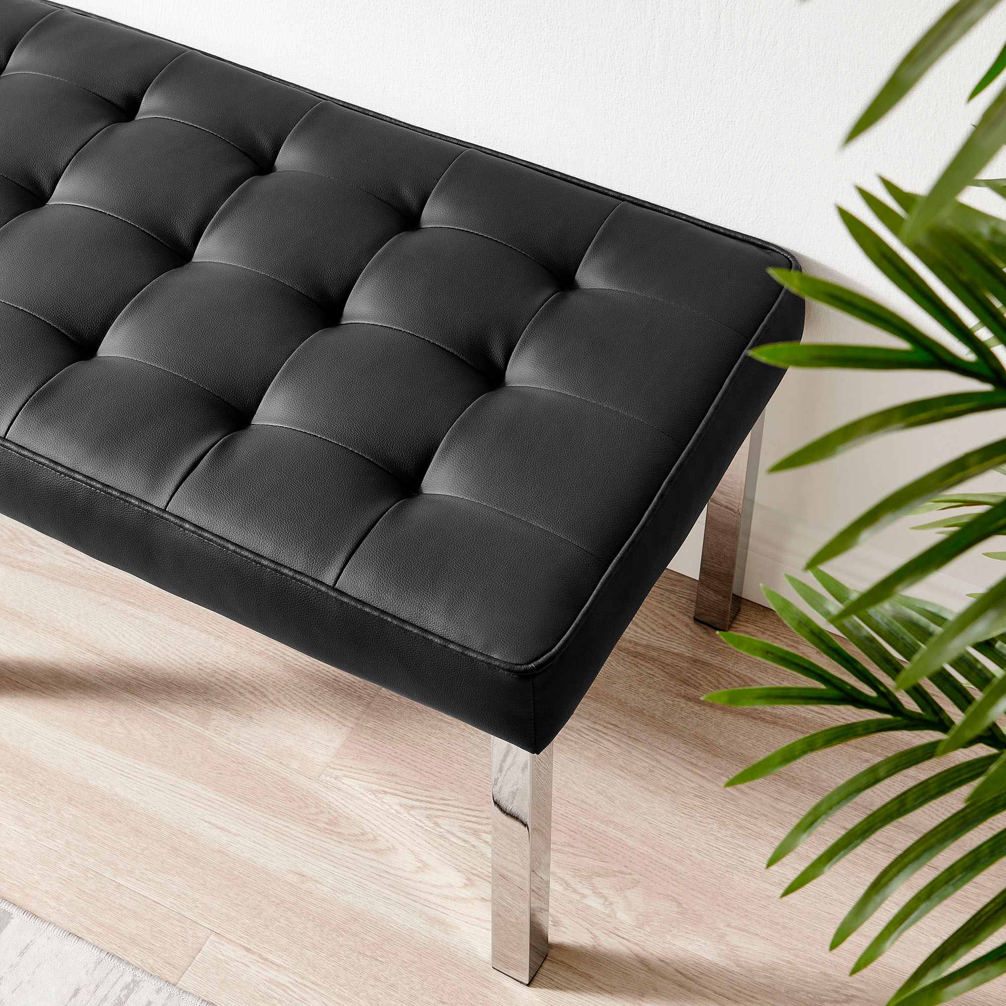 Modway EEI-3397-SLV-BLK bench - View #8