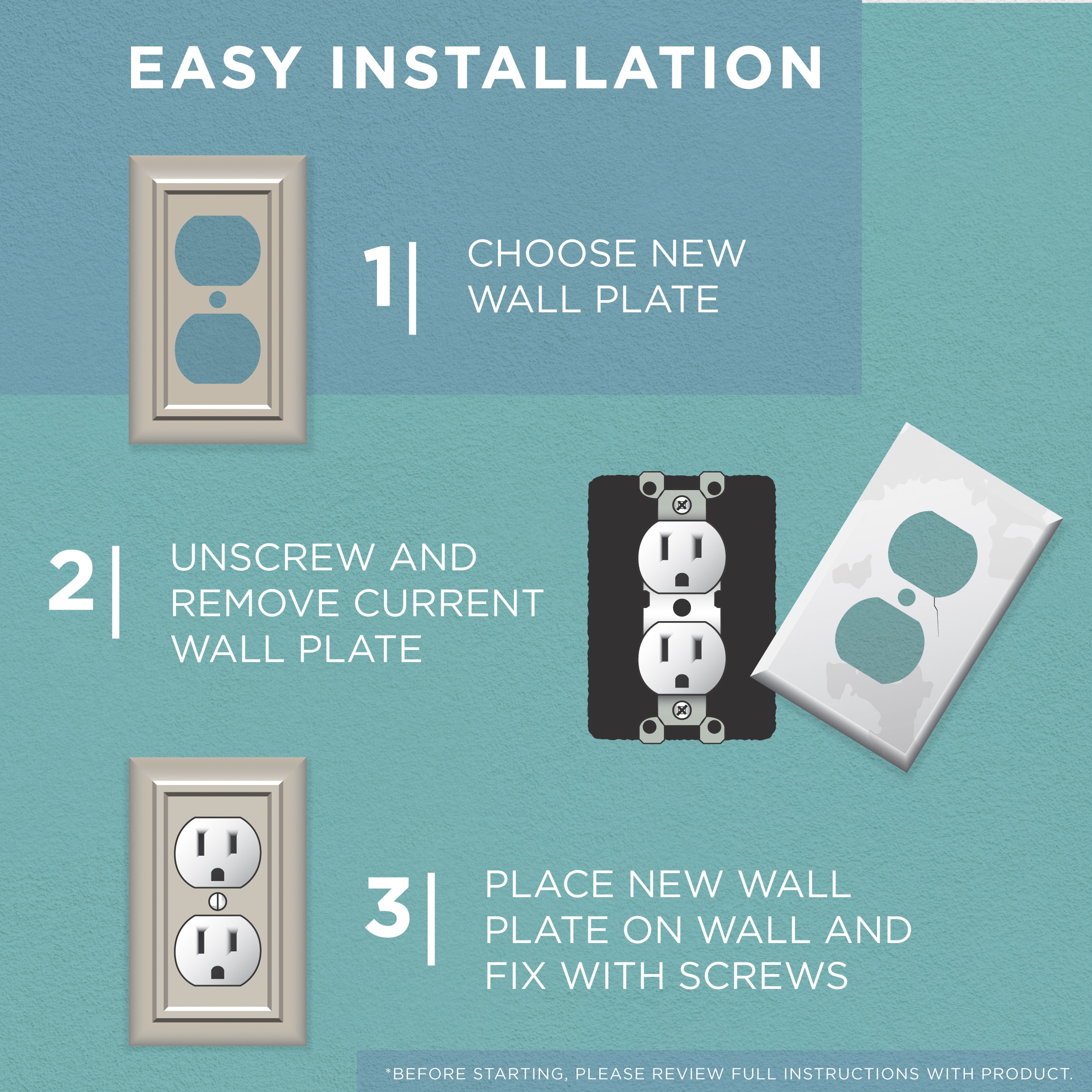 allen + roth W31558-LAL-KT Electrical-Wall-Plates - View #5