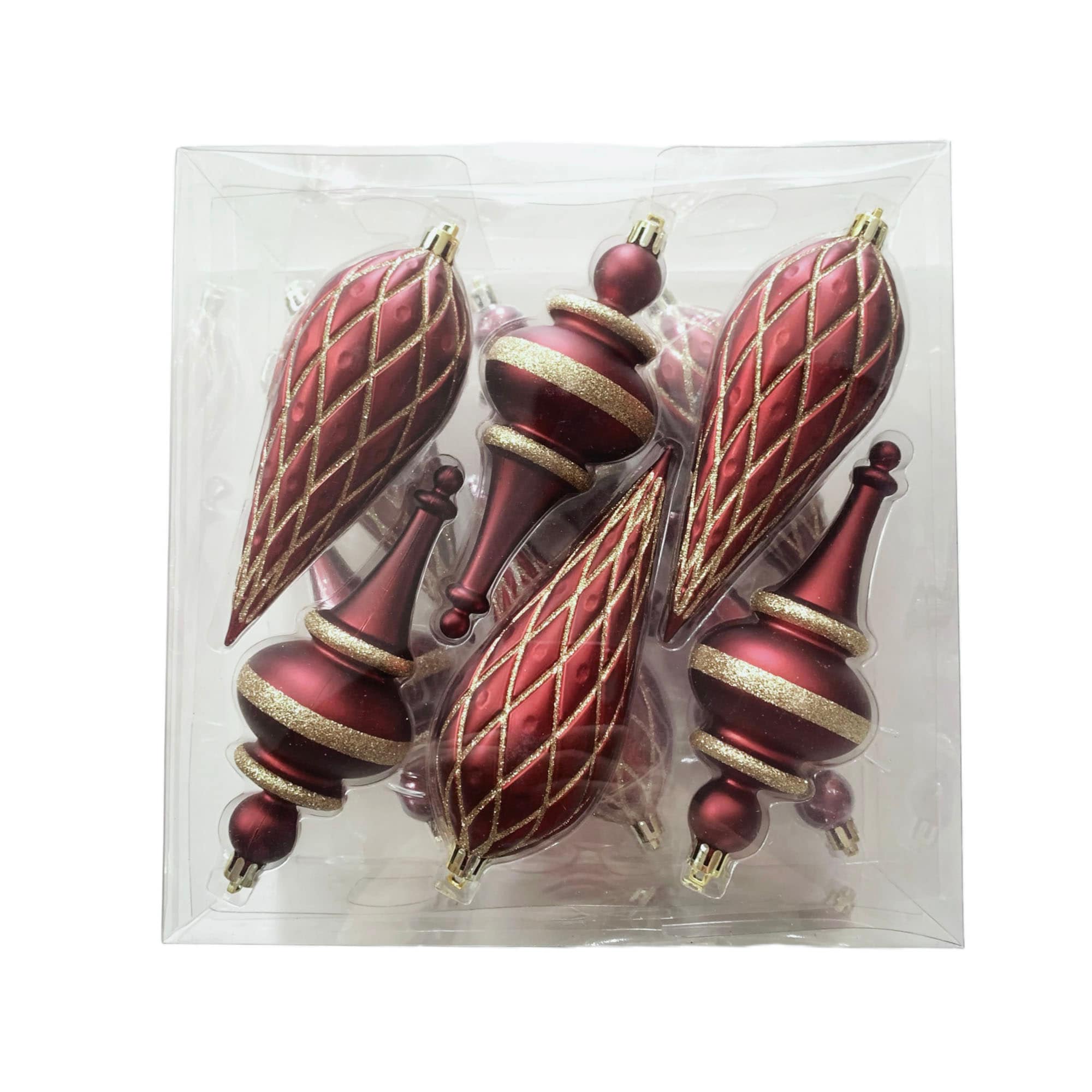 Holiday Living 014-922-2 12 -Pack Multiple colors/finishes Standard Indoor Ornament set Shatterproof