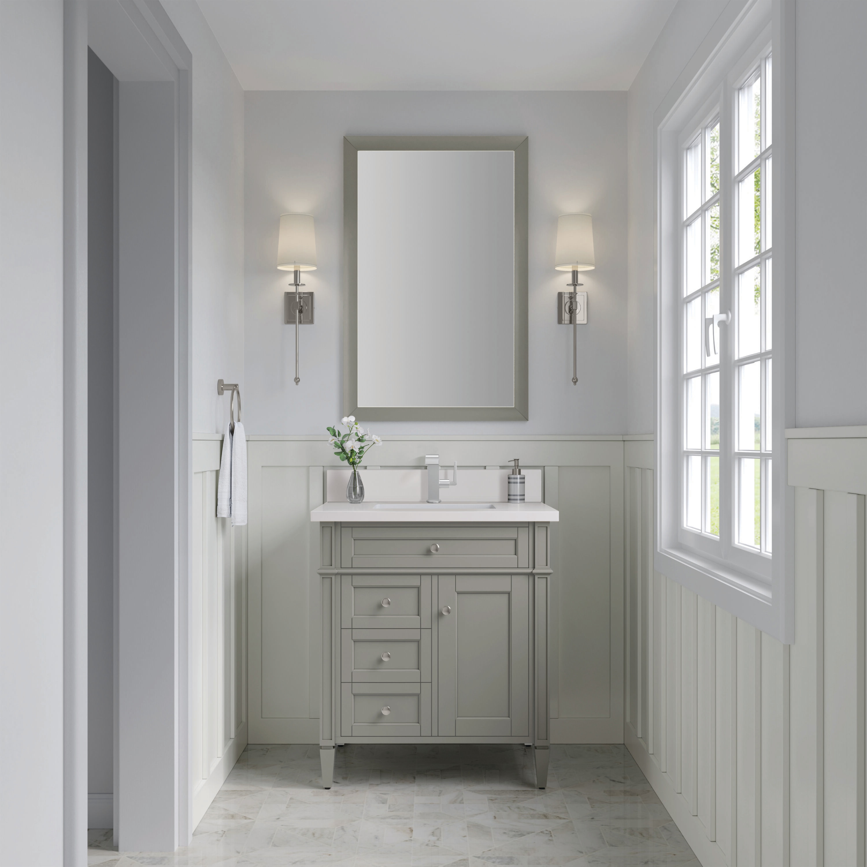 James Martin Vanities 650-V30-UGR-1WZ Bath-Vanity-Combo - View #2