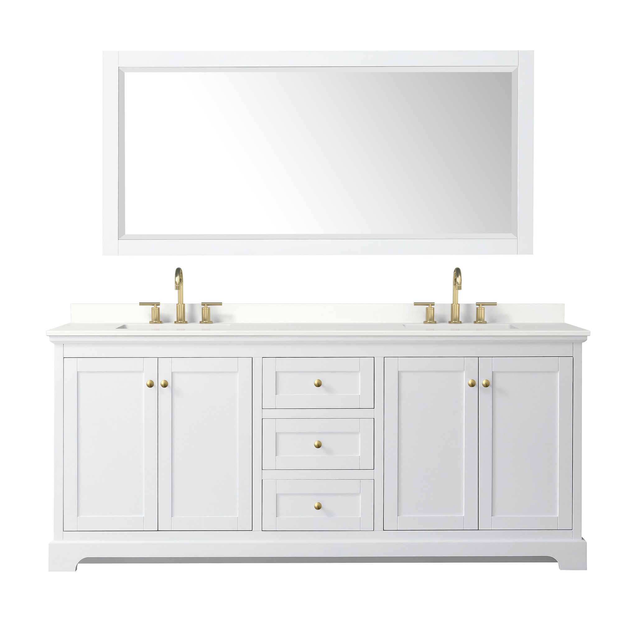 Wyndham Collection WCV232380DWGWQUS3M70 Bath-Vanity-Combo - View #2