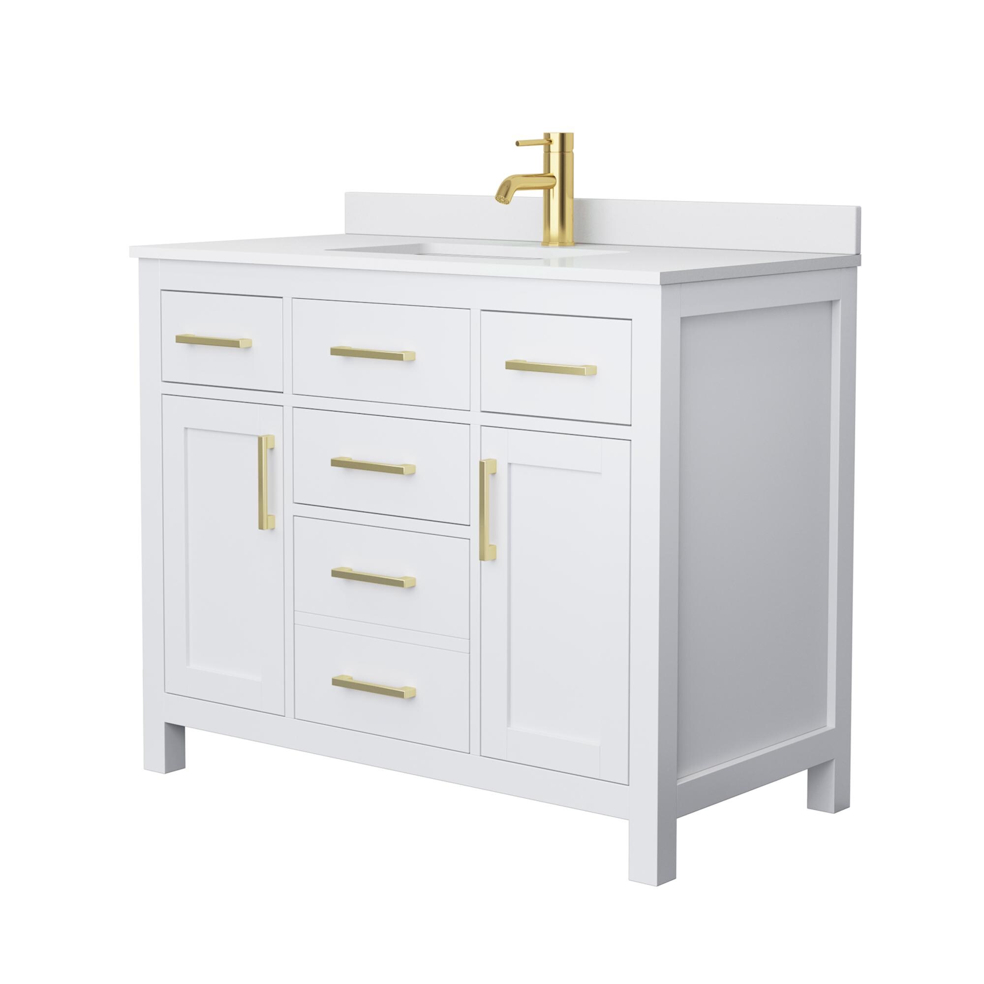 Wyndham Collection WCG242442SWGWCUNSMXX Bath-Vanity-Combo - View #2