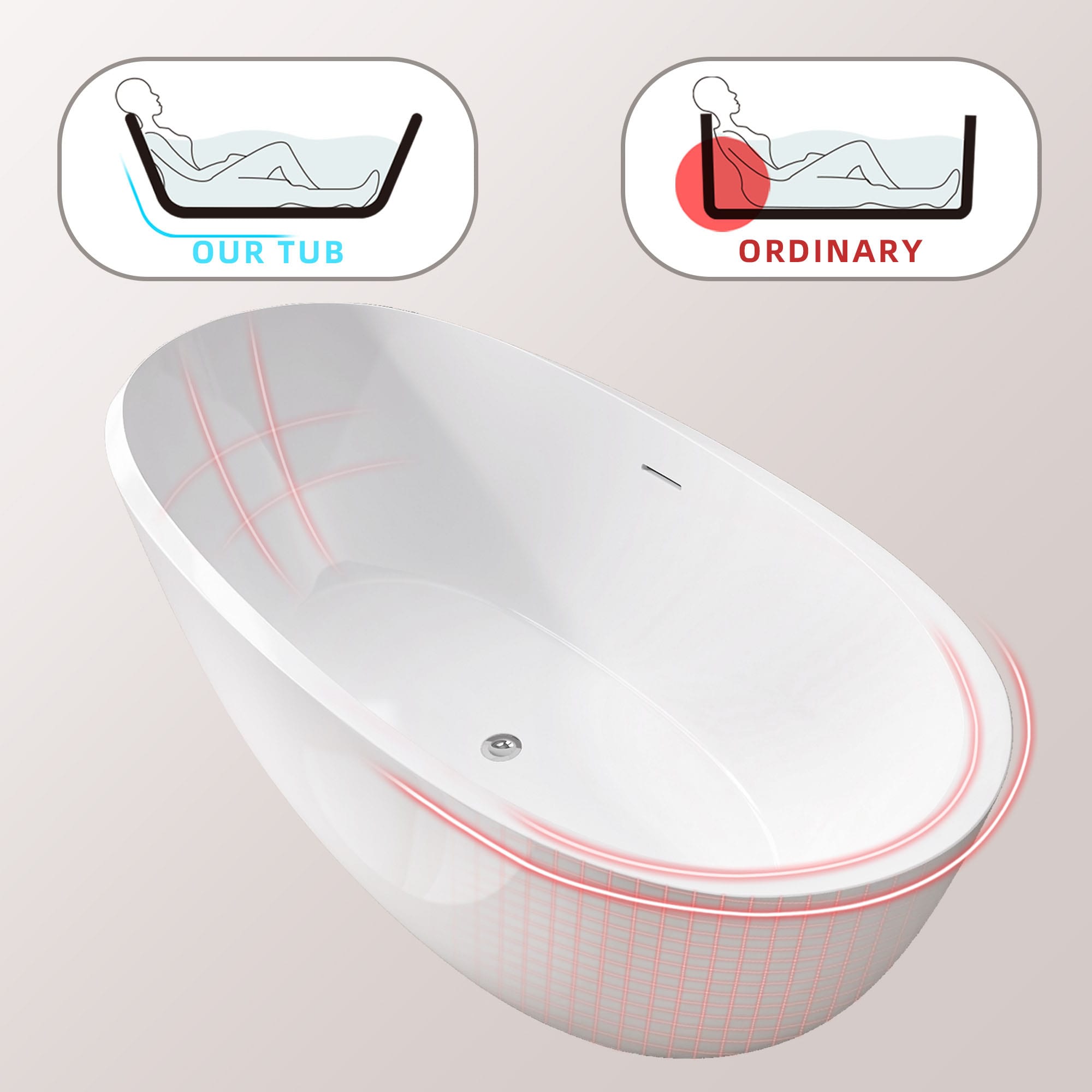 CASAINC CAS460W bathtubs - View #5