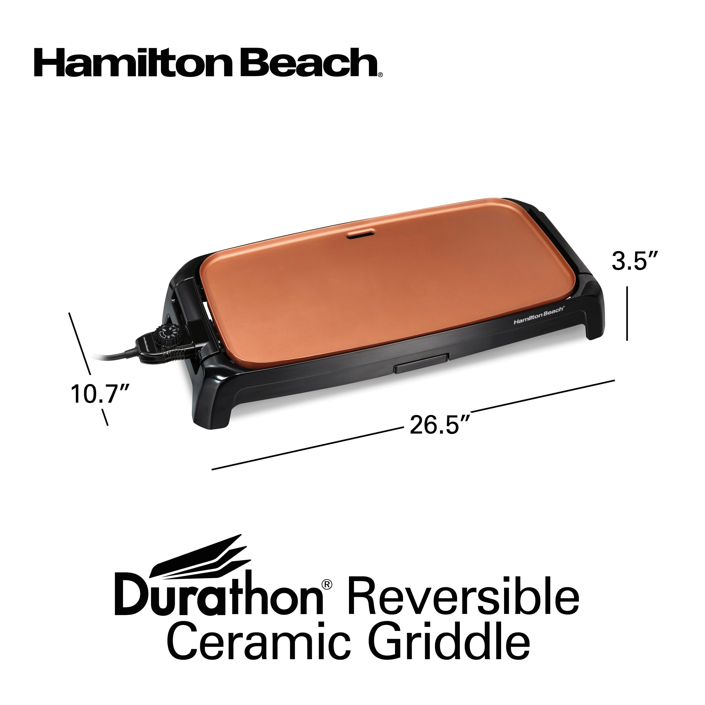 Hamilton Beach Durathon Ceramic Skillet w/ Removable Pan
