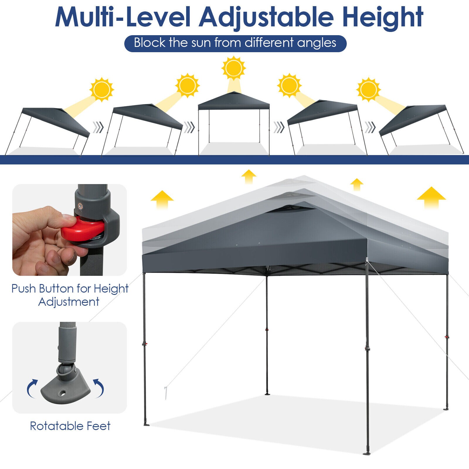 WELLFOR 10-ft x 10-ft Canopy Storage Shelter in the Canopy Storage Shelters  department at