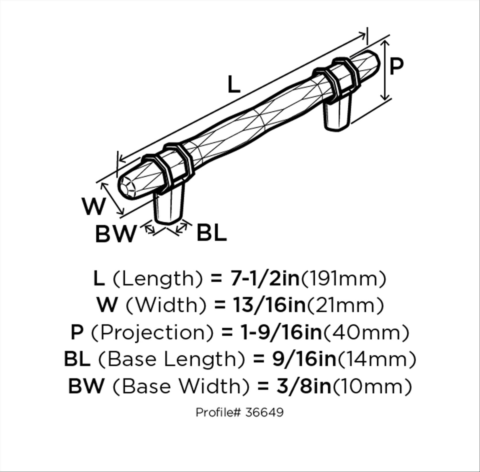Amerock BP36649PNBBR Cabinet-Pulls - View #9