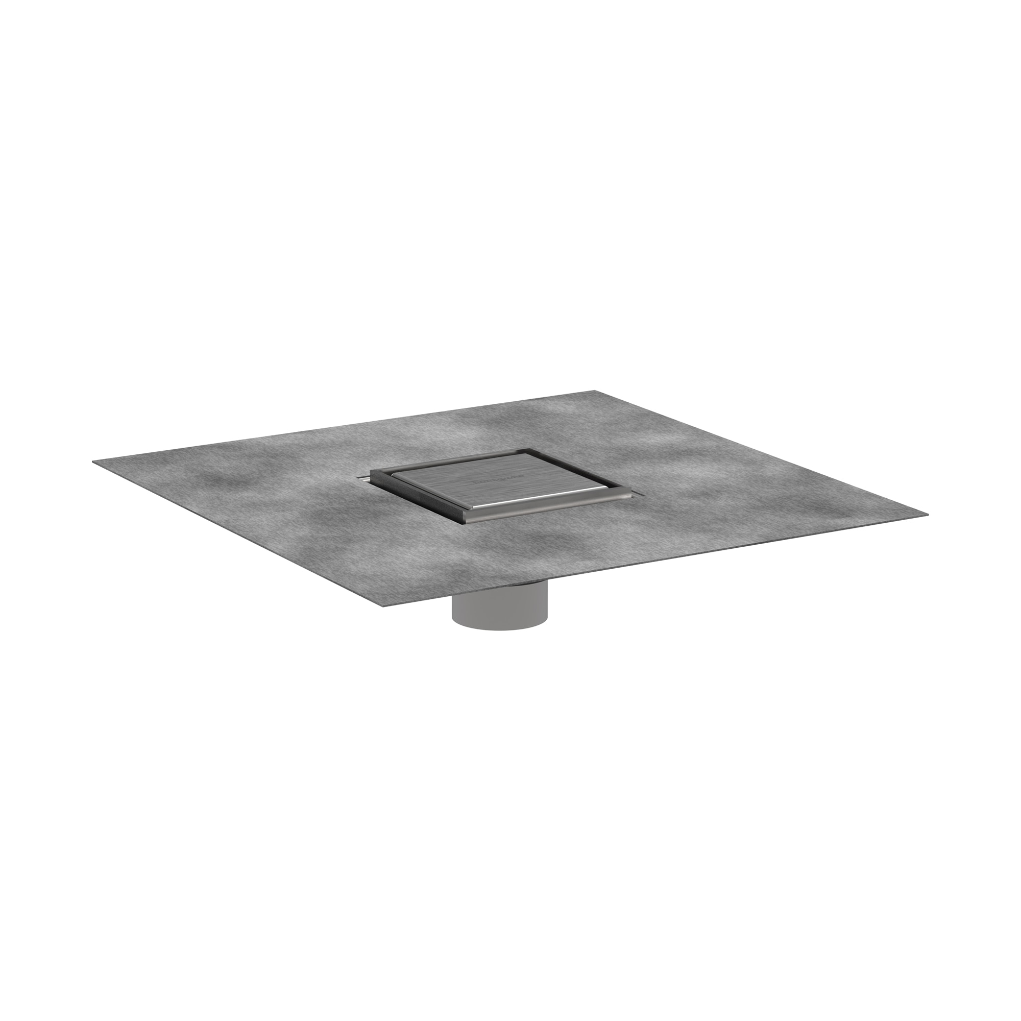 Hansgrohe 56130801  Raindrain Brilliance Shower Drains Brushed Stainless Steel