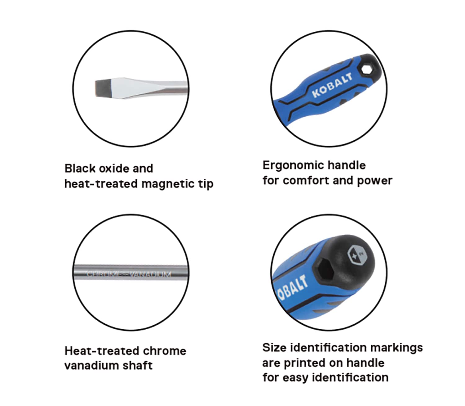 Kobalt 18-Piece Plastic Handle Magnetic Assorted Screwdriver Set