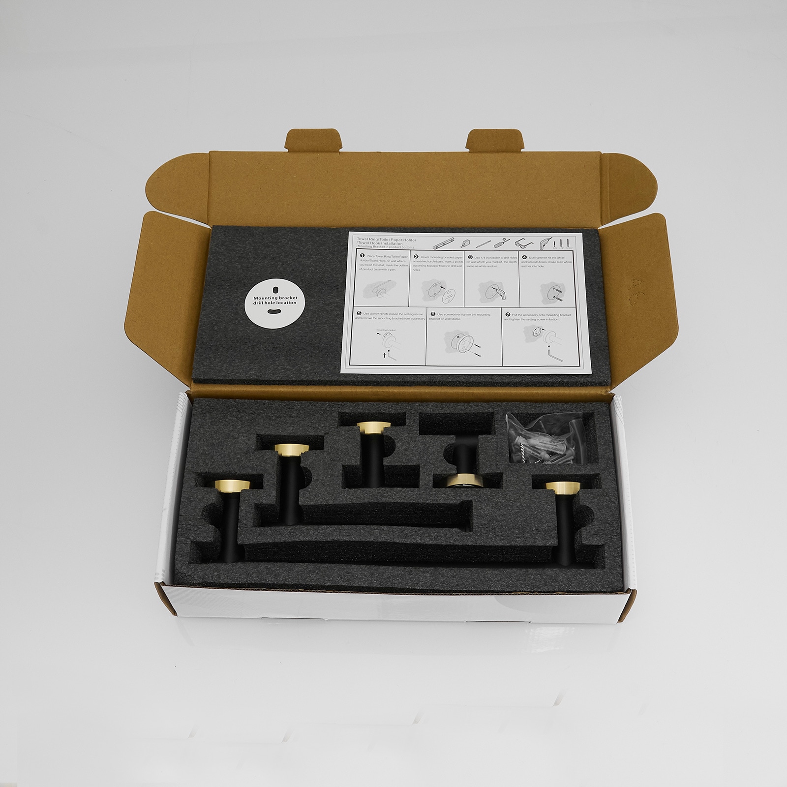 BWE A-91062-GBK-4 Decorative-Bath-Hardware-Kits - View #7