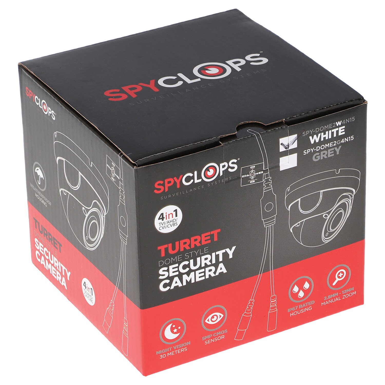 Spyclops SPYDOME2W4N15 Security-Cameras - View #4