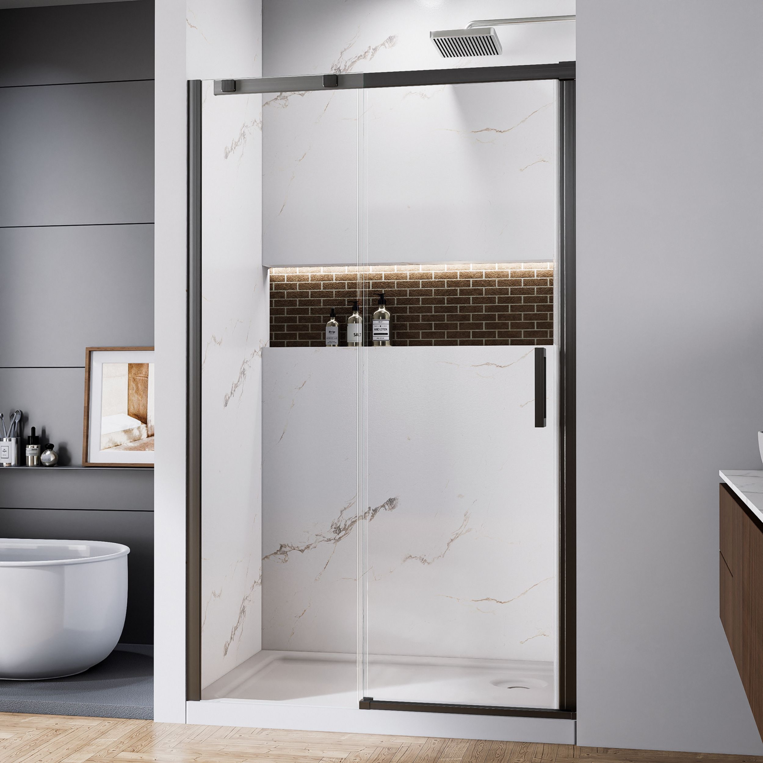 WELLFOR QPZ-TL10W Shower-Doors - View #2