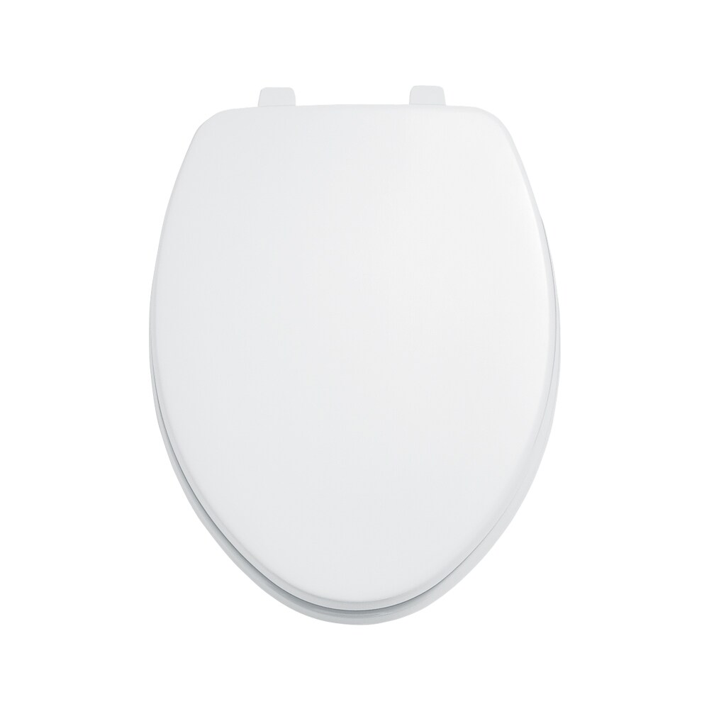 OPENED BOX American Standard Laurel Elongated Toilet Seat with Cover White 