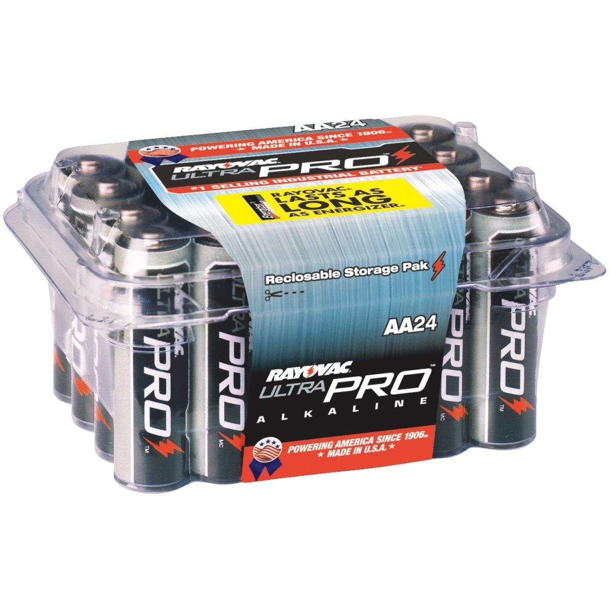 Rayovac 330460 Ultra Pro Alkaline AA Batteries, Double A Batteries ( 24 -Pack)