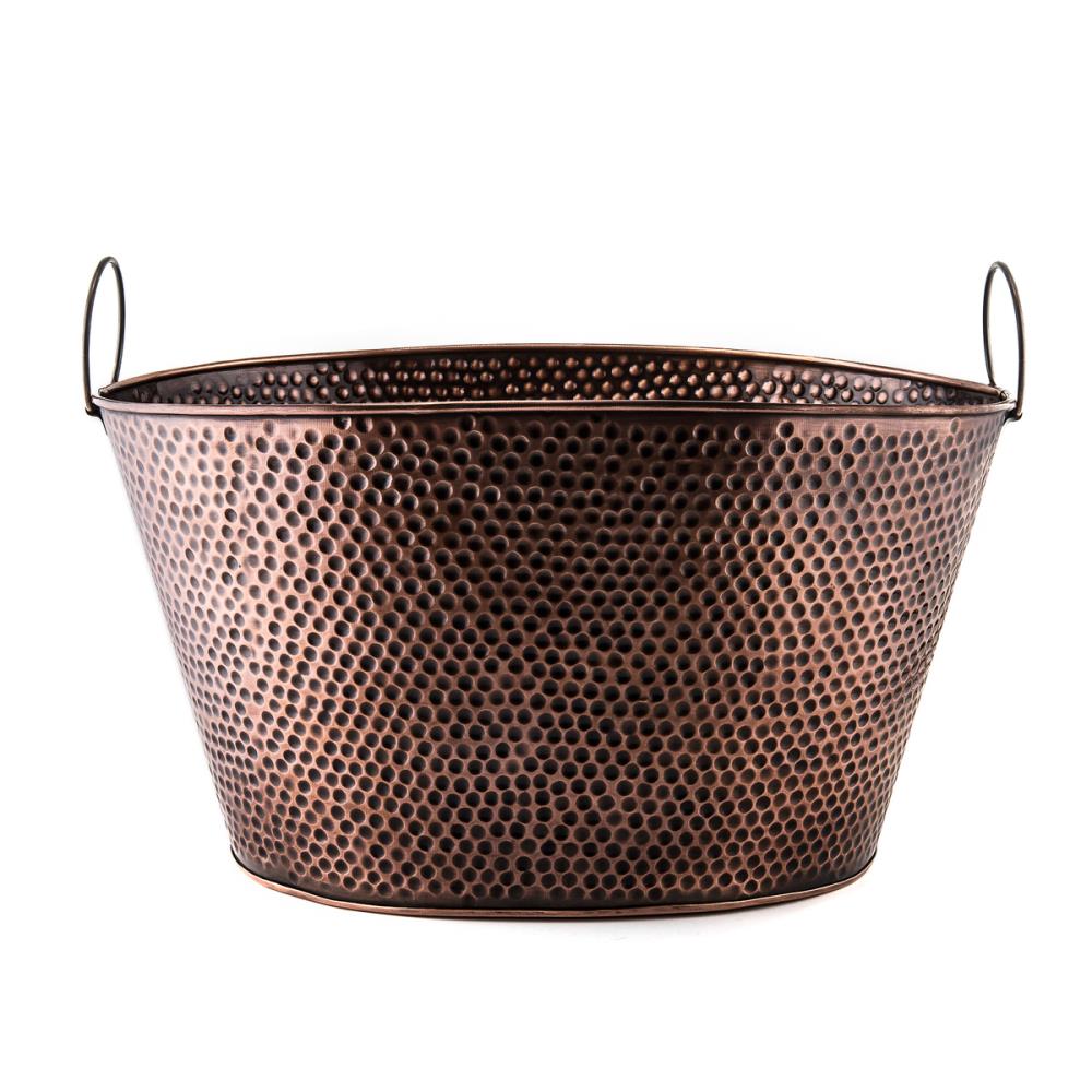 Old Dutch 636 8-Gallons Antique Copper Galvanized Iron Ice Bucket