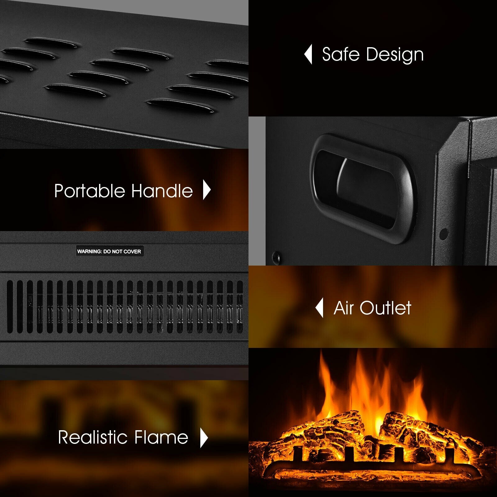 Clihome CWCH-EPA24789 Electric-Fireplaces - View #5