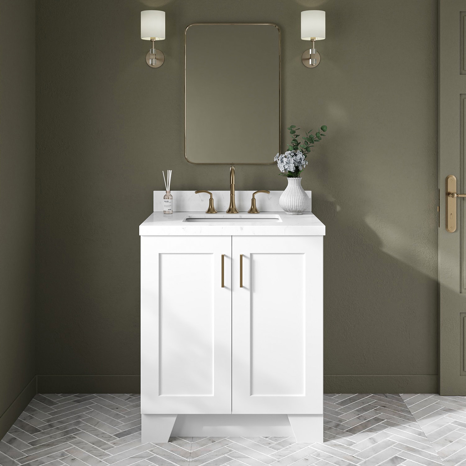 ARIEL Q030S-BC-WHT vanities - View #2
