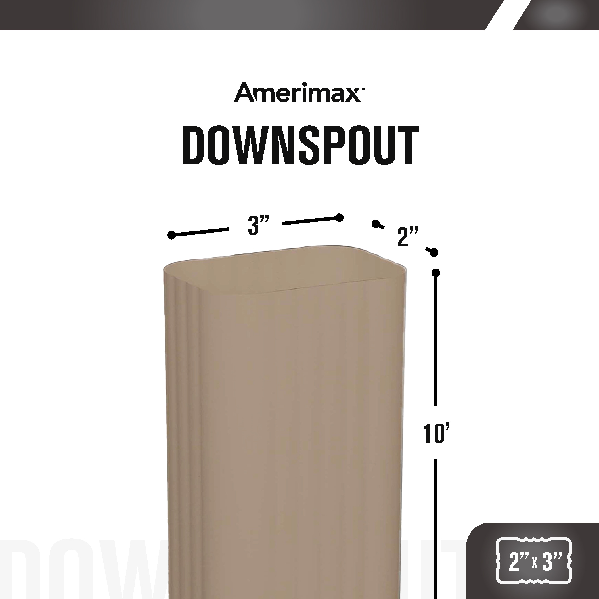 Amerimax 2401079120 Downspout-Components - View #3