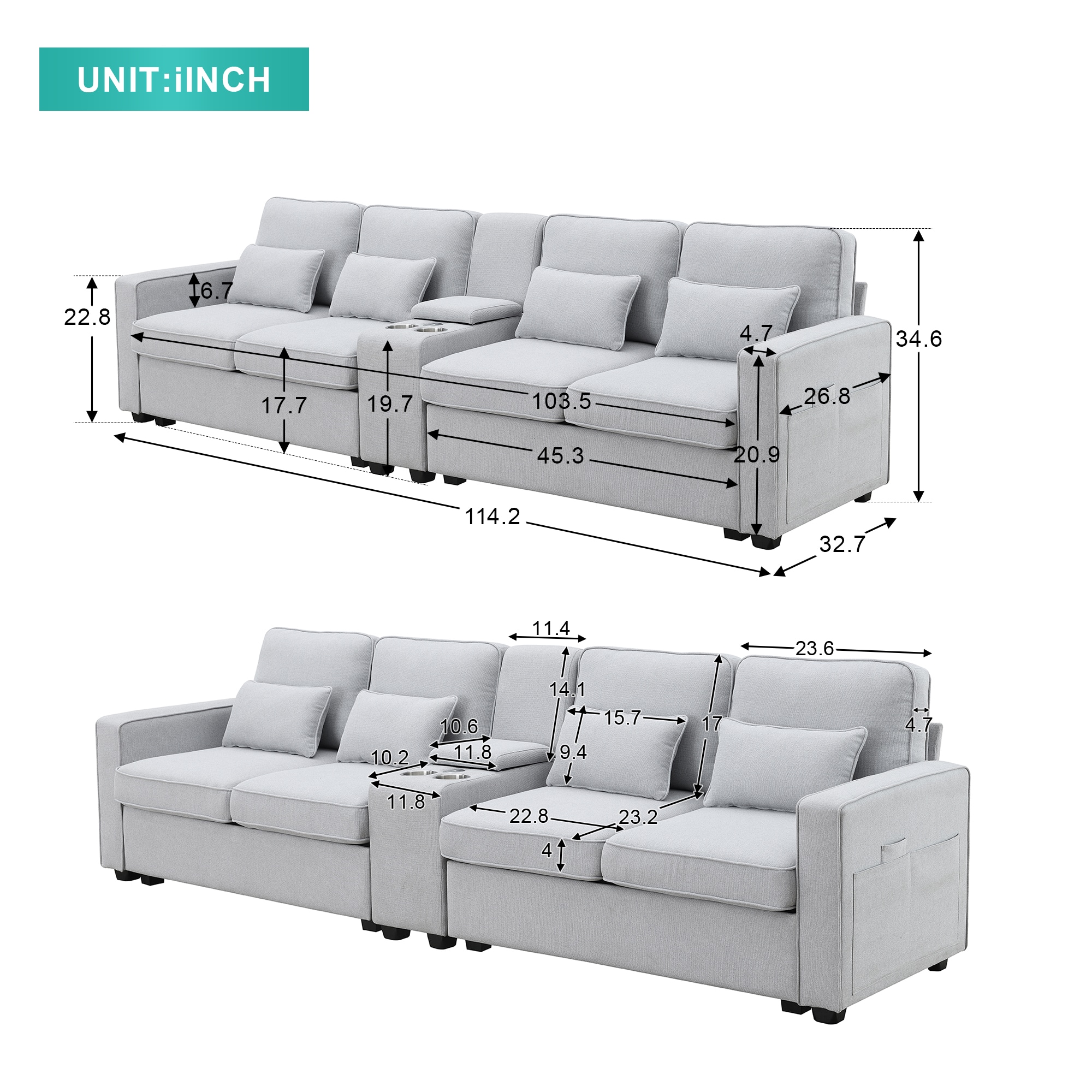 GZMR GZ-GN3086E Sofas-Loveseats - View #5